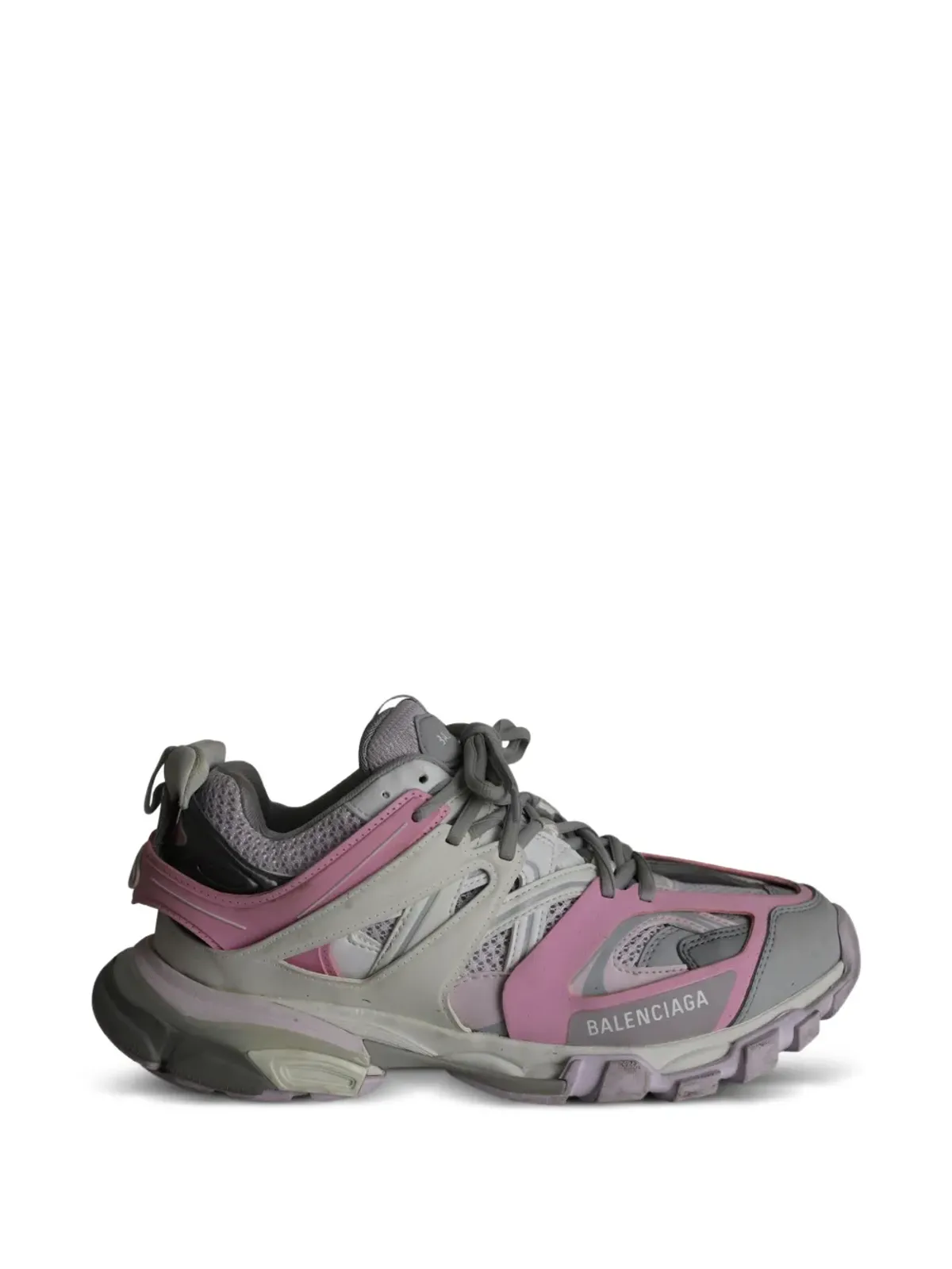 Balenciaga Pre-Owned embossed-logo sneakers - Grey - 画像1