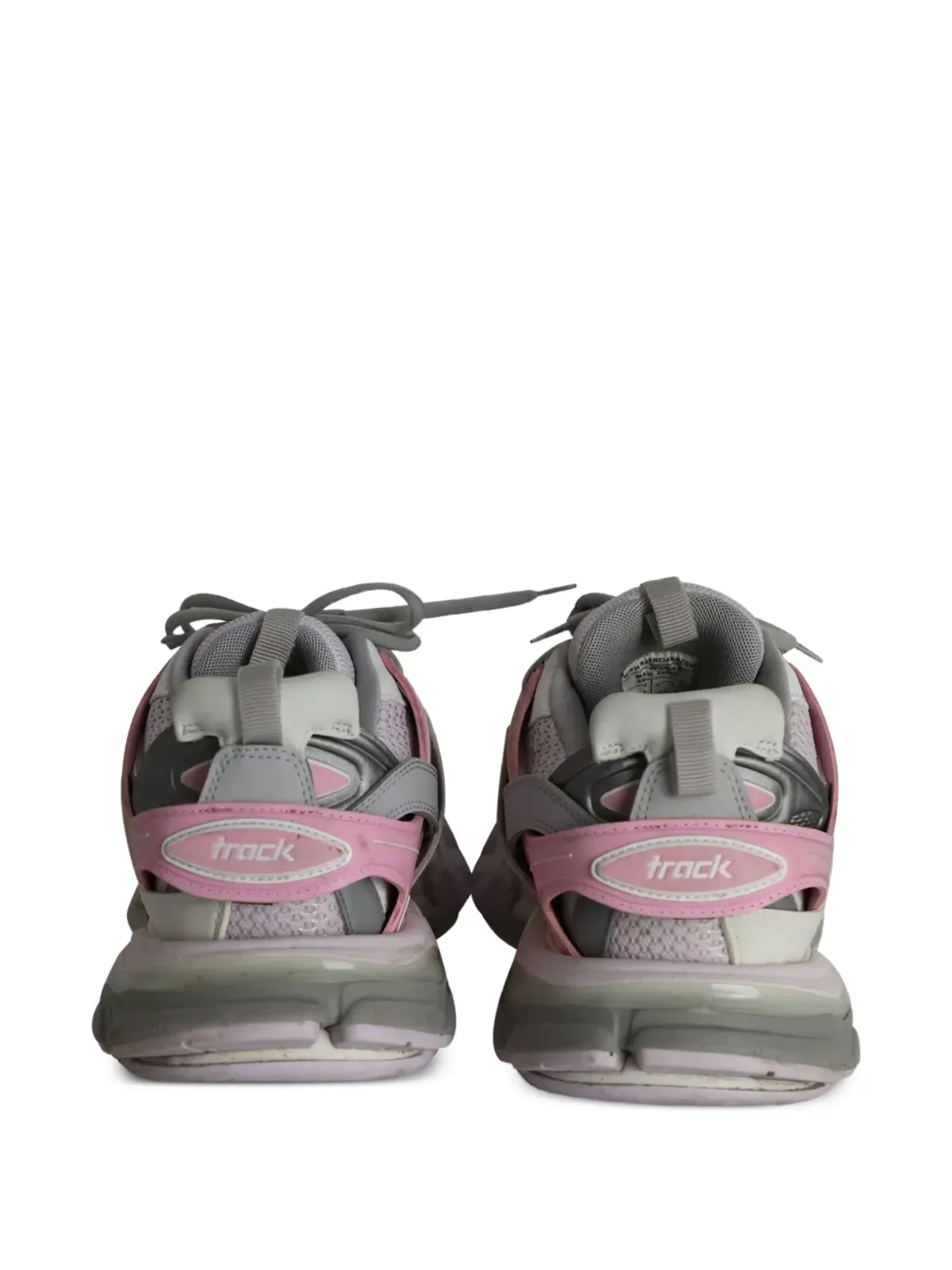 Balenciaga Pre-Owned embossed-logo sneakers - Grey - 画像3