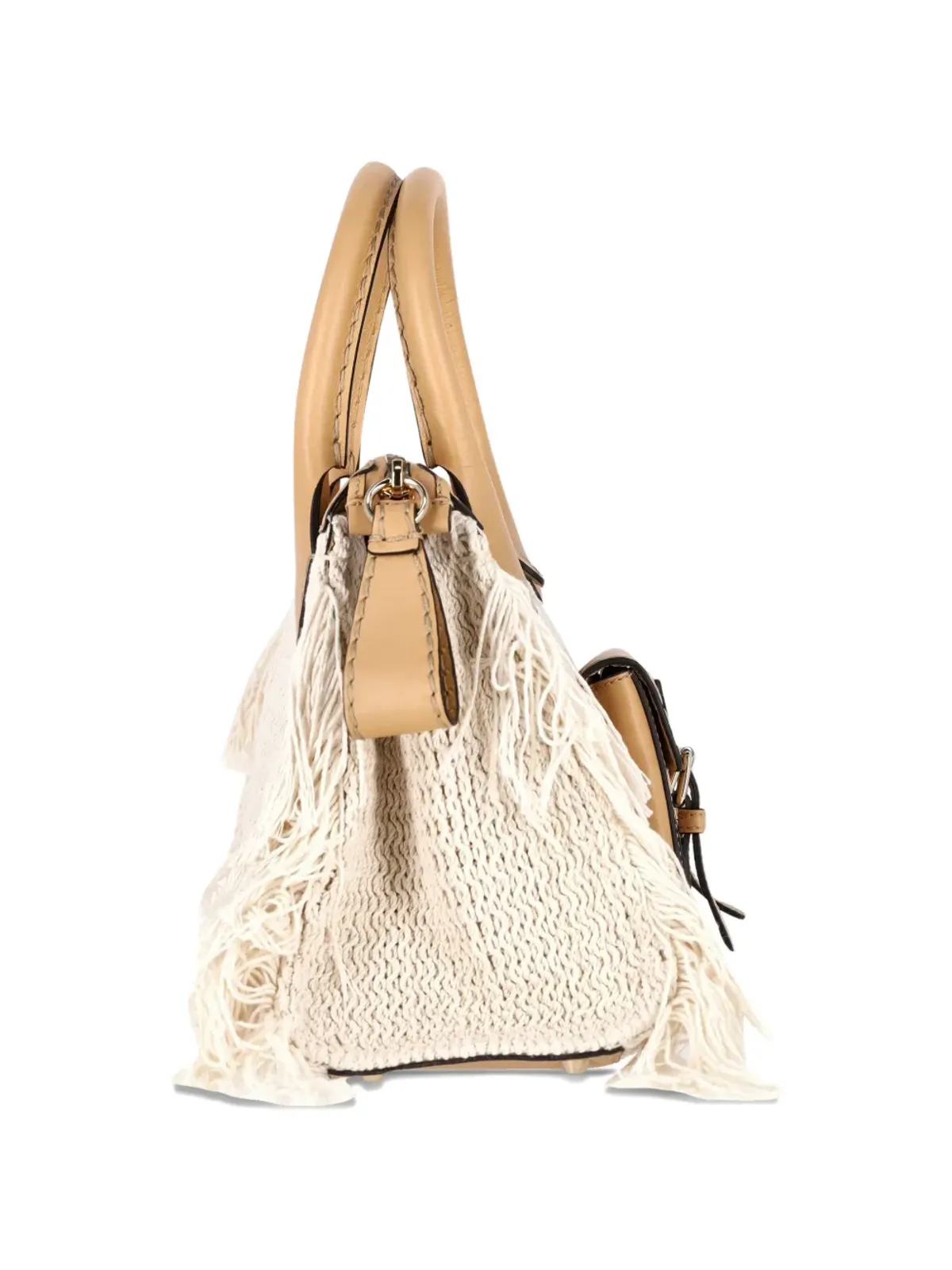 Chloé Vintage Edith フリンジ付きトートバッグ - 画像2