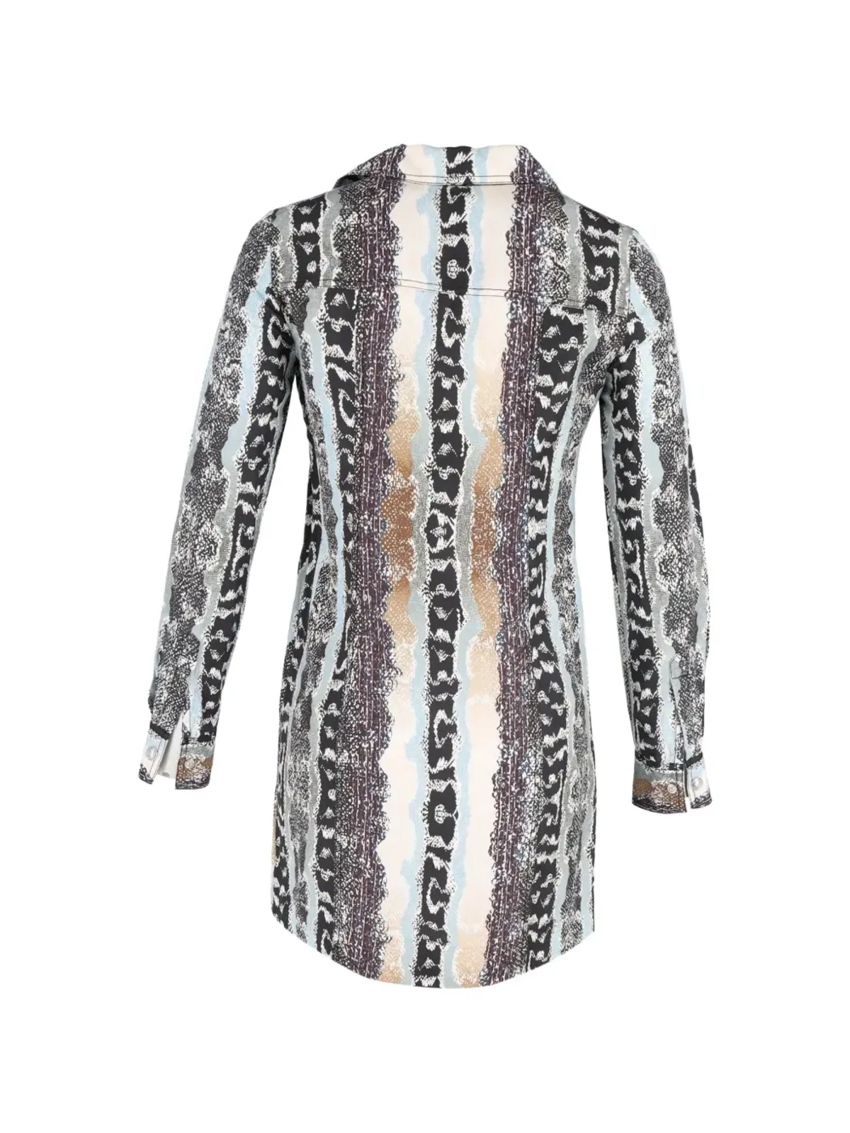 Diane Von Furstenberg Vintage 長袖ミニドレス - 画像2