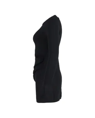 Rm By Roland Mouret long-sleeve mini dress - Black - サムネイル3