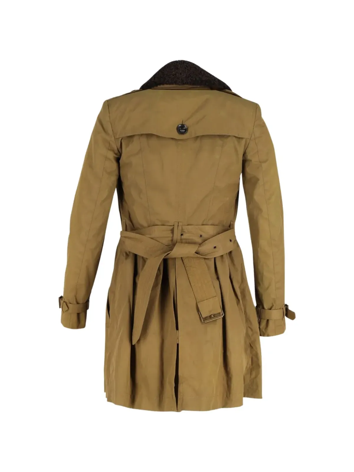 Burberry Pre-Owned シアリングカラー ベルト付き トレンチコート - 画像2