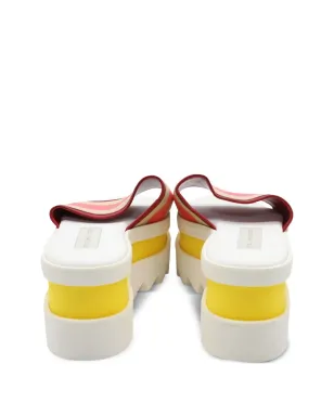 Stella McCartney Pre-Owned プラットフォームストライプスライド - サムネイル3