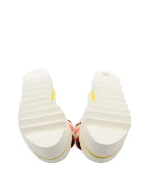 Stella McCartney Pre-Owned プラットフォームストライプスライド - サムネイル4
