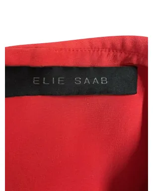 Elie Saab ストラップレスジャンプスーツ - レッド - サムネイル3