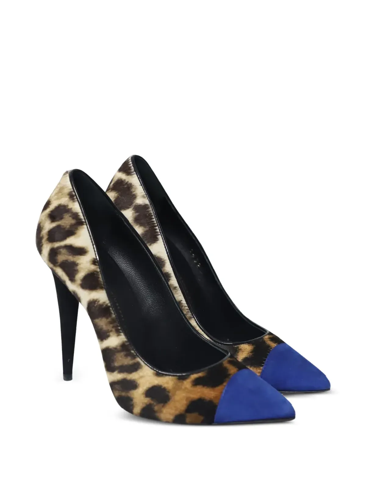 Giuseppe Zanotti Vintage ポインテッド・アニマルプリント・パンプス - 画像2