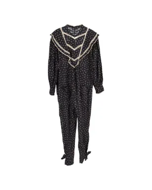 Isabel Marant Vintage リアリア レース ジャンプスーツ - サムネイル2