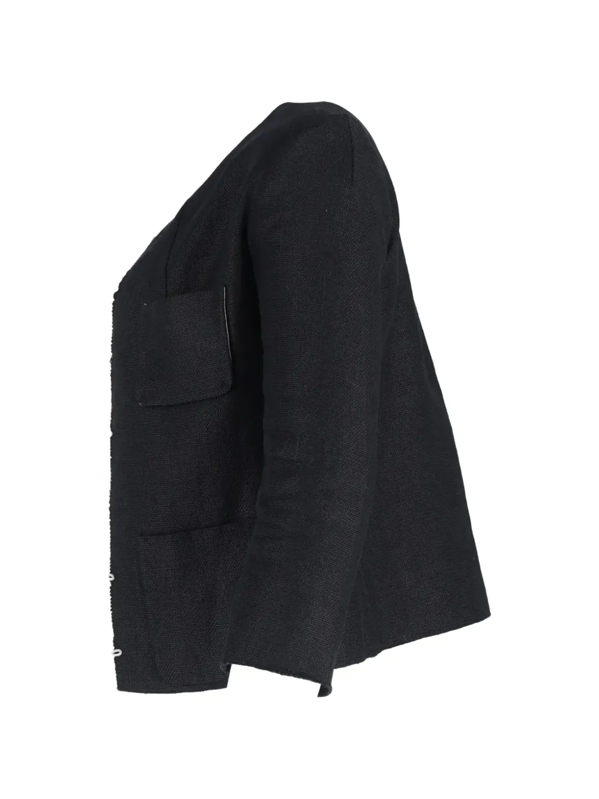Roland Mouret 三分の袖 パッチポケット ジャケット - ブラック - 画像3