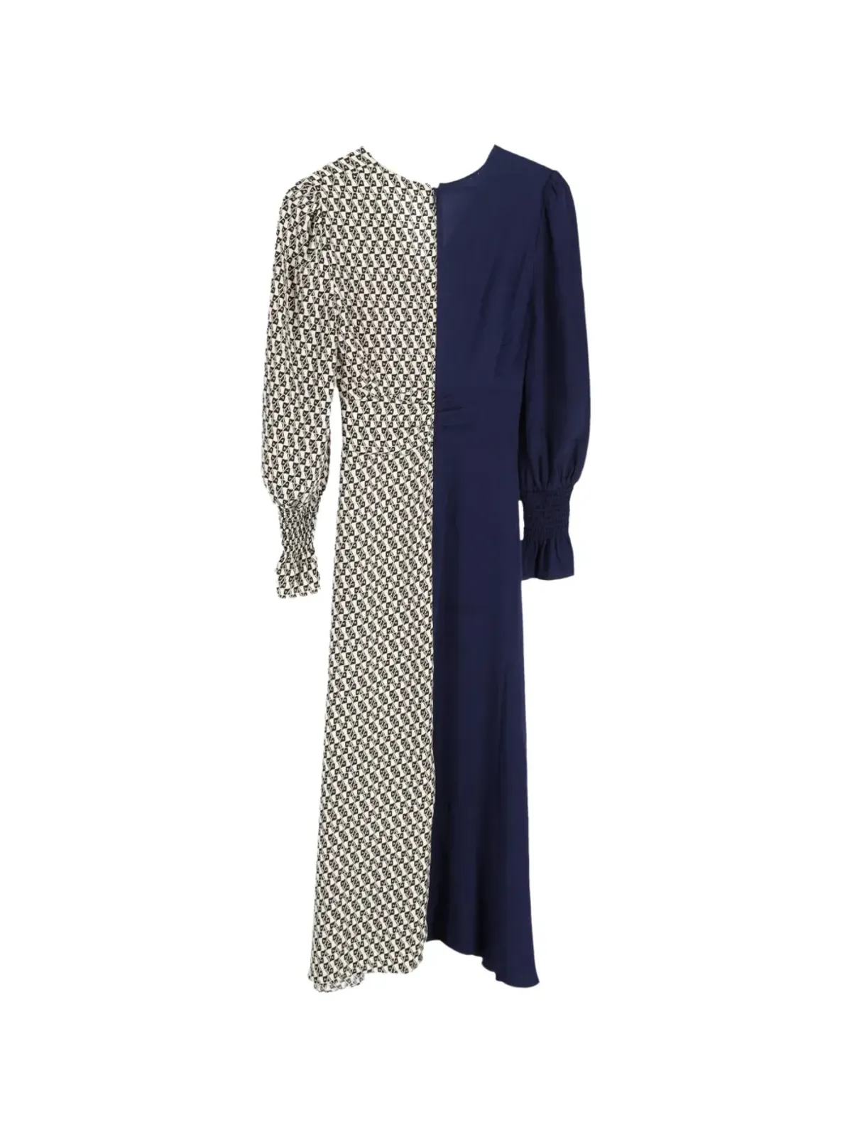 Diane Von Furstenberg Vintage ミシェル ノットパネルド ミディドレス - ブルー - 画像2