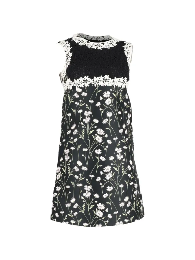 Giambattista Valli Vintage Giambattista Valli Vintage 花柄レースディテールのミニドレスの商品画像