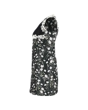 Giambattista Valli Vintage 花柄レースディテールのミニドレス - サムネイル3