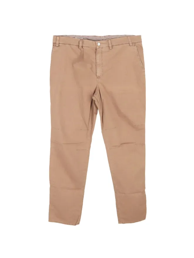 Brunello Cucinelli Vintage Brunello Cucinelli Vintage コットンパンツ - ブラウンの商品画像