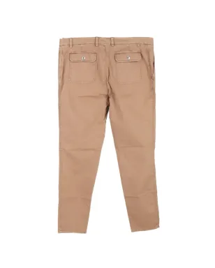 Brunello Cucinelli Vintage コットンパンツ - ブラウン - サムネイル2