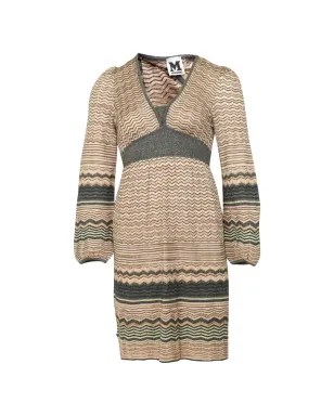 Missoni Pre-Owned 編み地ジグザグドレス - サムネイル1