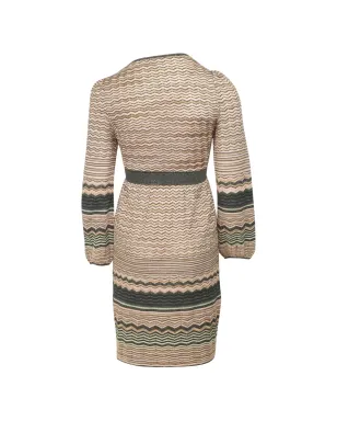 Missoni Pre-Owned 編み地ジグザグドレス - サムネイル2
