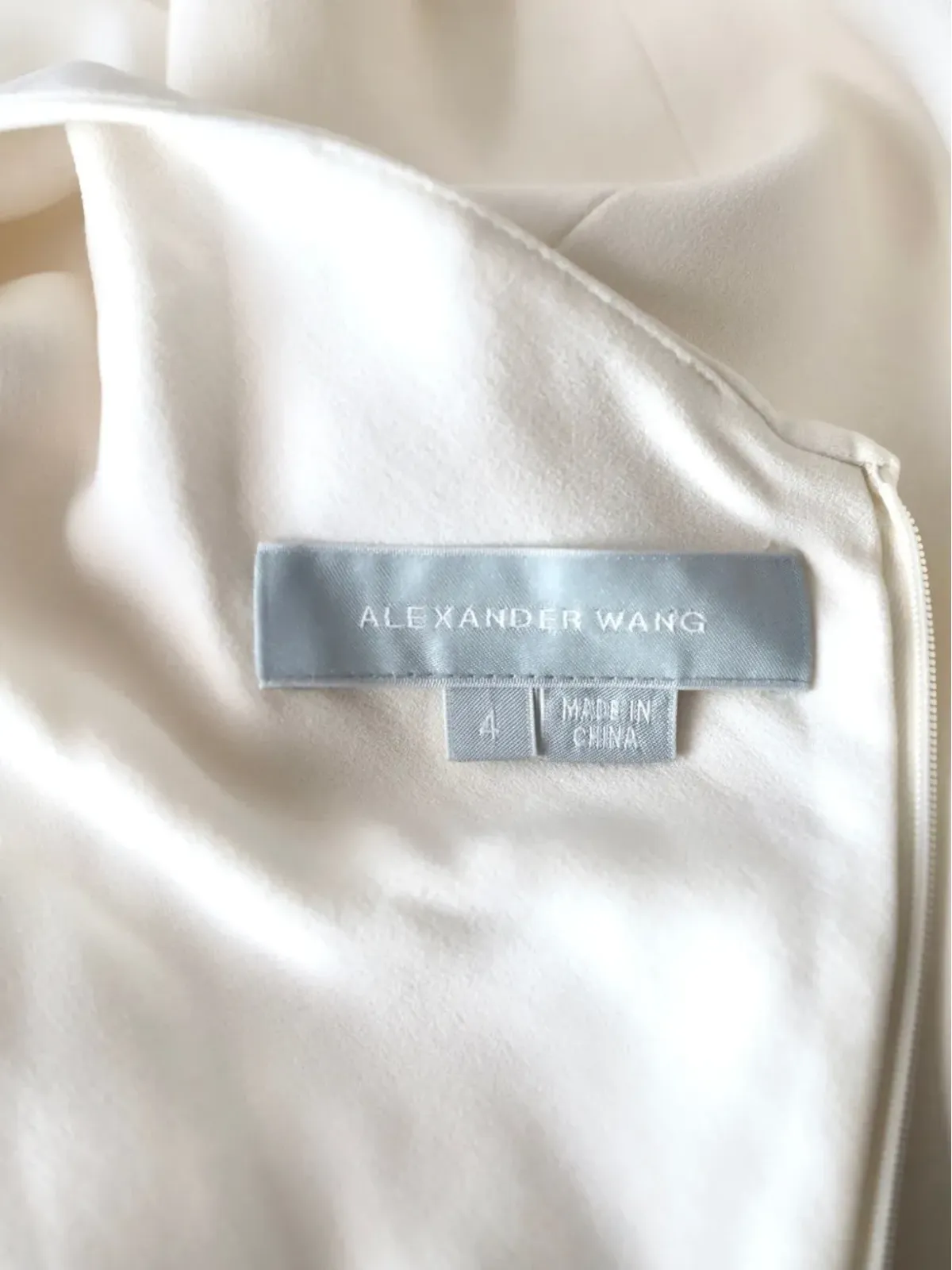 Pre-Owned Alexander Wang ツイストフロント・ホルターネック・ミニドレス - ホワイト - 画像4