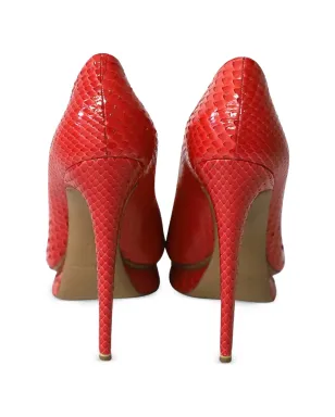 Nicholas Kirkwood snakeskin-effect pumps - Red - サムネイル3