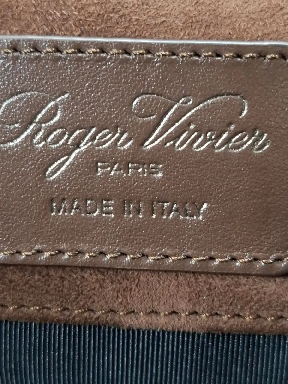 Roger Vivier Vintage スエード クロスボディバッグ - 画像5