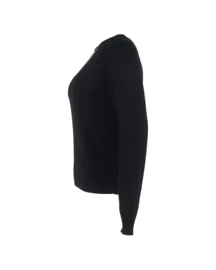 Saint Laurent Pre-Owned スタッド付きモックネックセーター - サムネイル3
