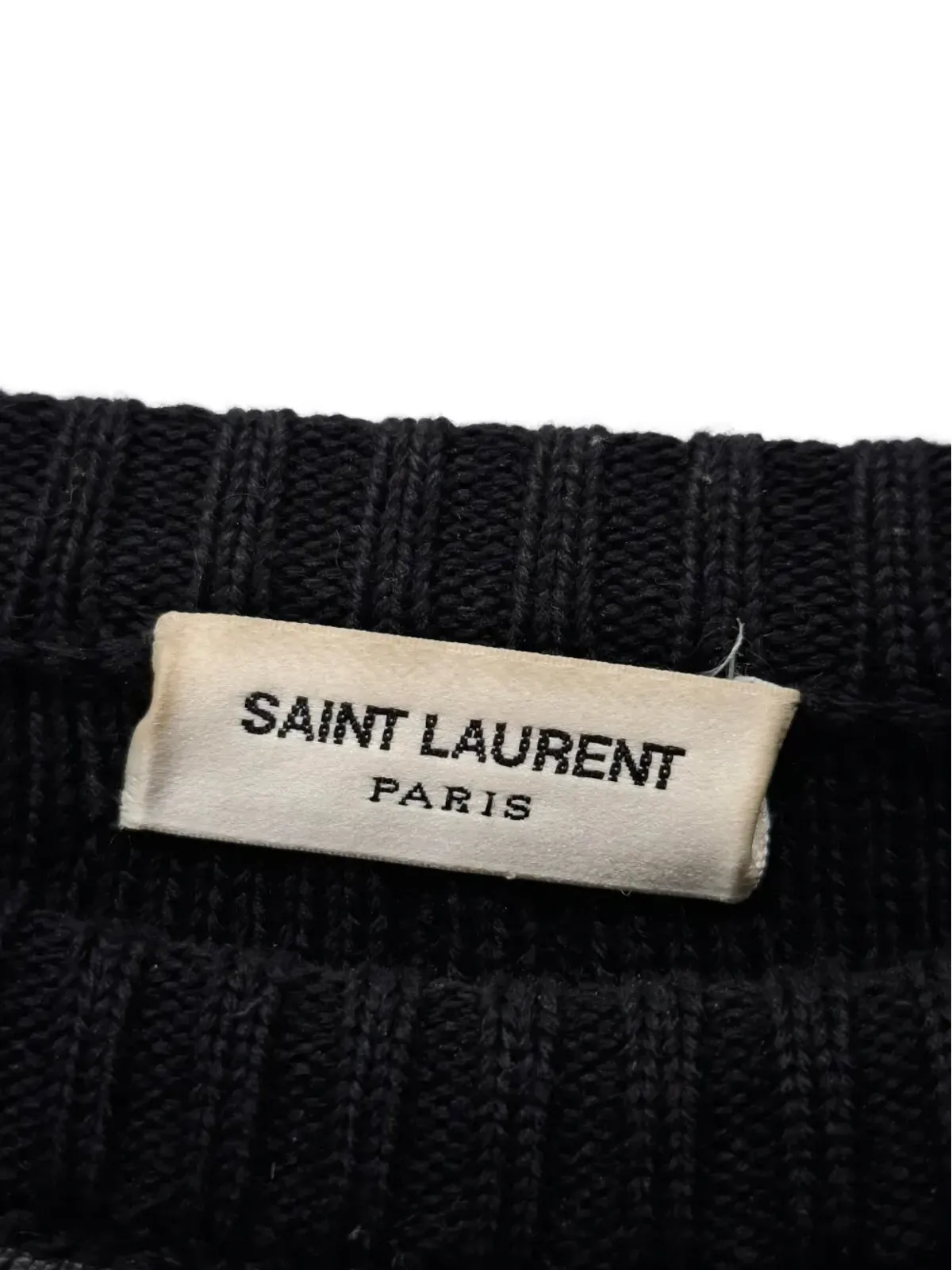 Saint Laurent Pre-Owned スタッド付きモックネックセーター - 画像4