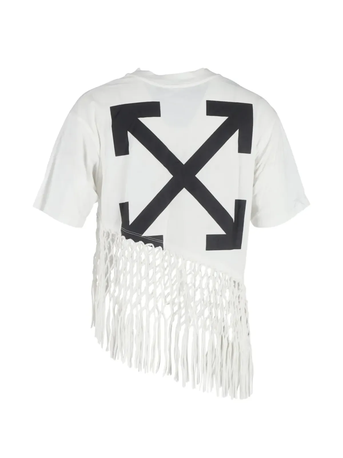 Off-White Pre-Owned アシンメトリックコットンTシャツ - 画像2