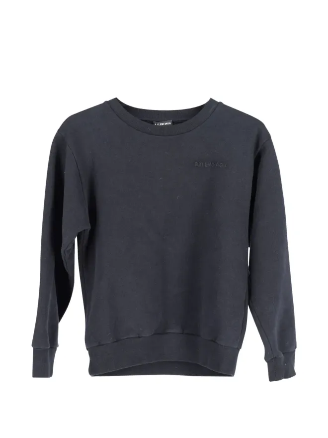 Balenciaga Pre-Owned Balenciaga Pre-Owned ロゴ入りクルーネックスウェットの商品画像