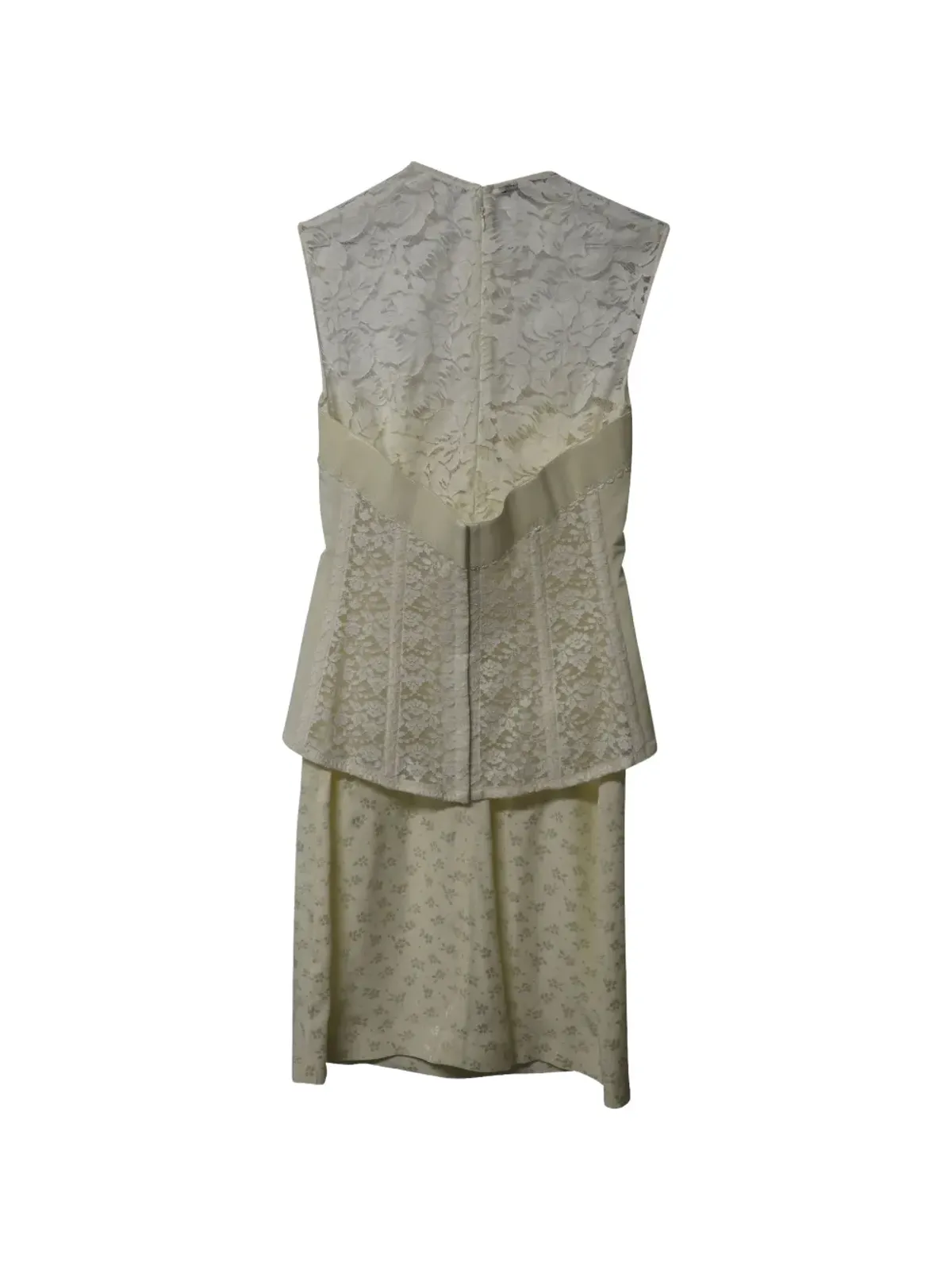 Stella McCartney Pre-Owned レースディテール付きミニドレス - Neutrals - 画像2