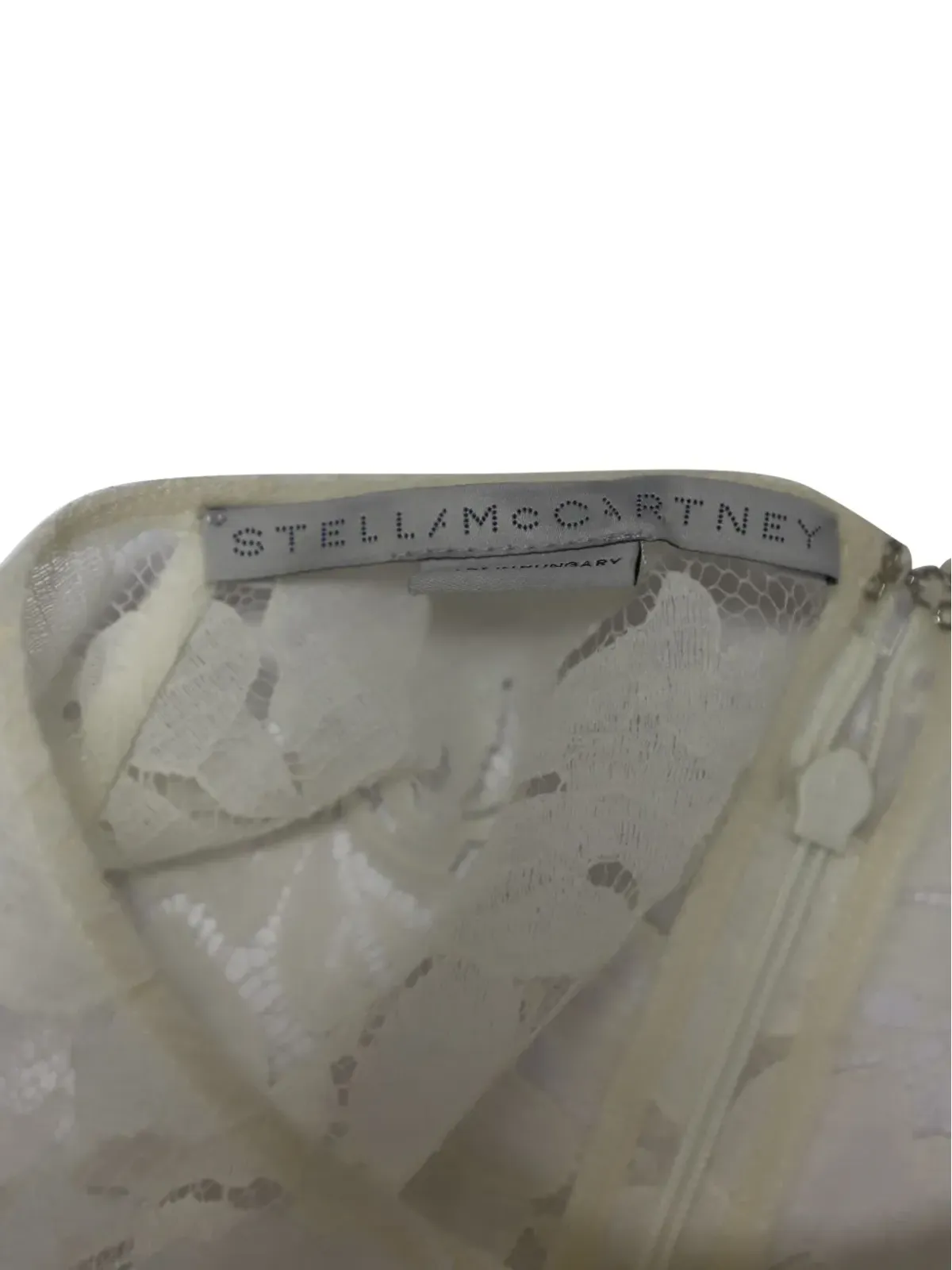 Stella McCartney Pre-Owned レースディテール付きミニドレス - Neutrals - 画像3