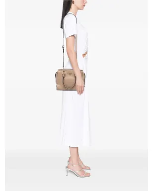 Prada ビンテージ スモールシティ カーフ トリム サフィアーノ トップハンドルバッグ サッチェル - ブラウン - サムネイル2