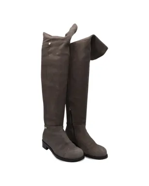 Jimmy Choo Pre-Owned スエード膝丈ブーツ - サムネイル2