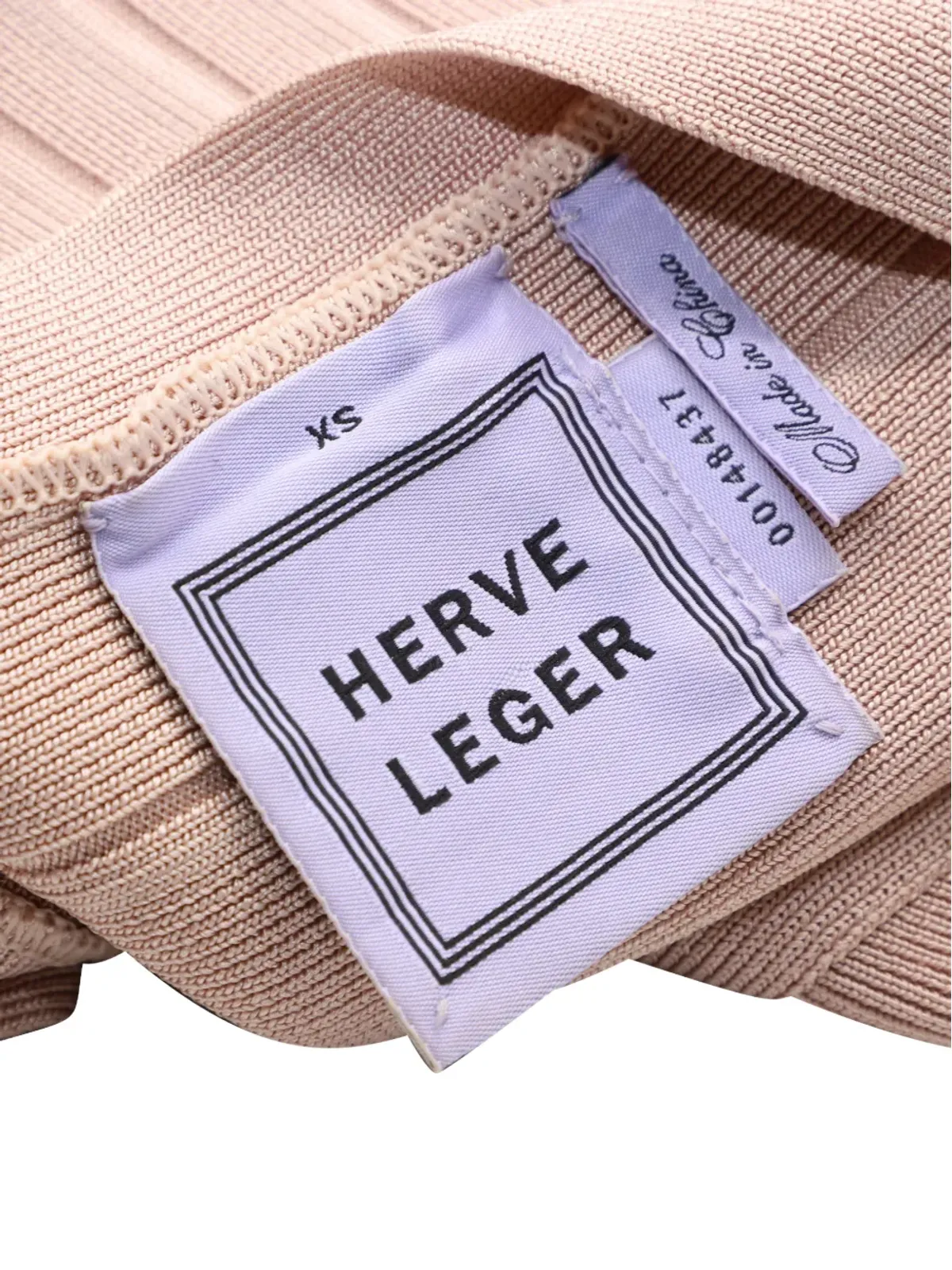 Herve Leger Lilith バンデージ ミニドレス - ベージュ - 画像3