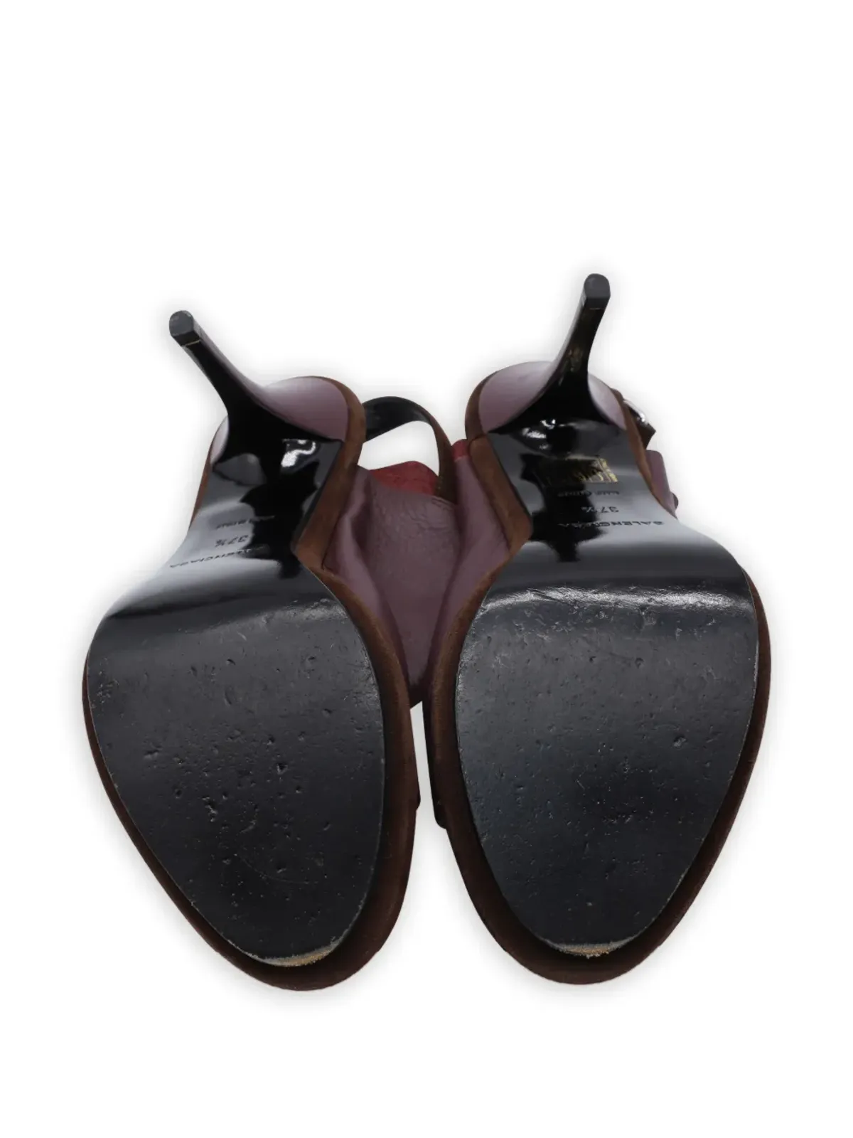 Balenciaga Pre-Owned スリングバック・オープントゥ・レザーパンプ - 画像5