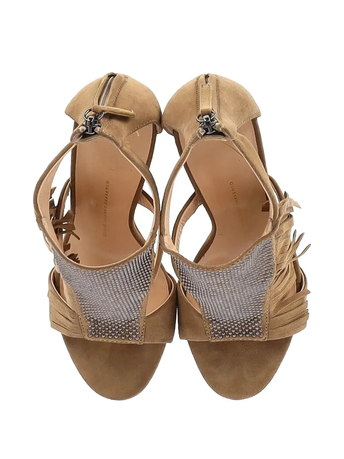 Giuseppe Zanotti Vintage フリンジ アラバマ サンダル - 画像4