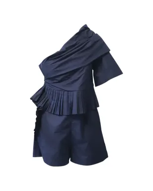 Chloé Vintage アシンメトリカルプリーツプレイスーツ - サムネイル1