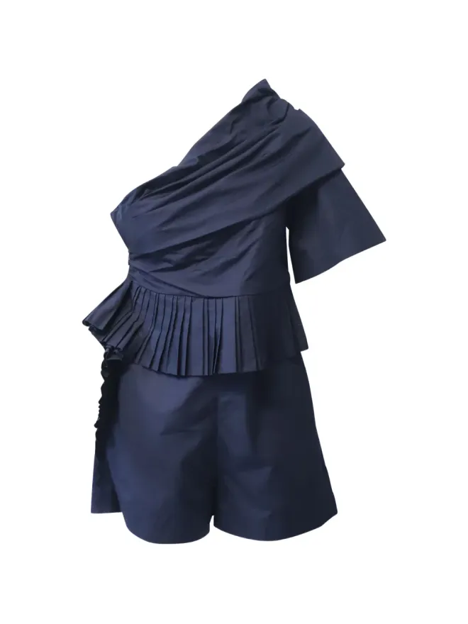 Chloé Vintage Chloé Vintage アシンメトリカルプリーツプレイスーツの商品画像