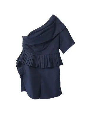 Chloé Vintage アシンメトリカルプリーツプレイスーツ - サムネイル3