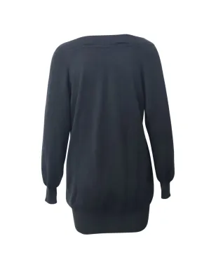 Alexander Wang Vネックドレス - ブラック - サムネイル2