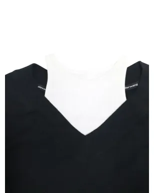 Alexander Wang Vネックドレス - ブラック - サムネイル4