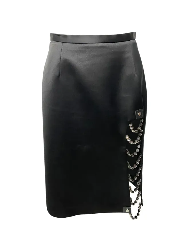 Christopher Kane Christopher Kane カットアウトクリスタルスカートの商品画像