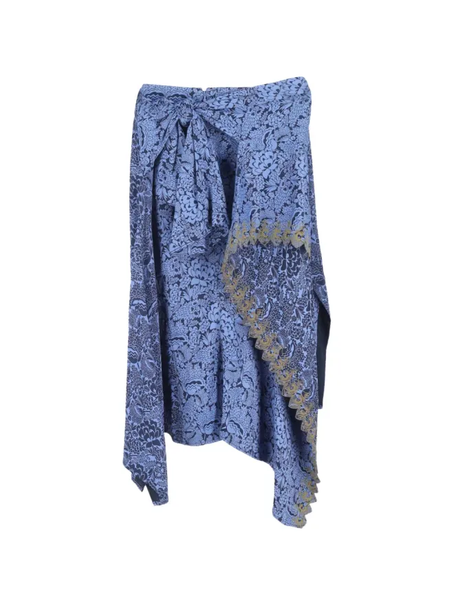 Chloé Vintage Chloé Vintage アシンメトリック花柄プリントスカートの商品画像