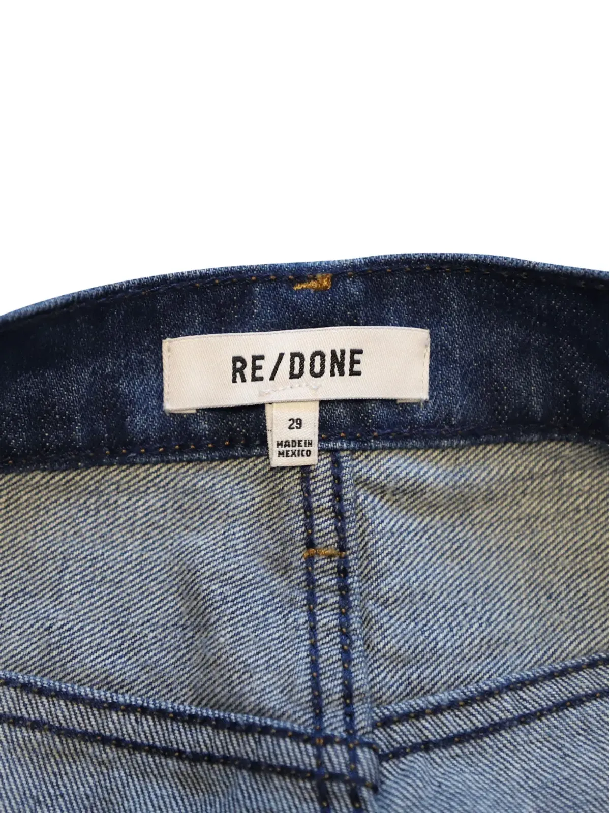 RE/DONE ストレートレッグ コットンジーンズ - 画像3