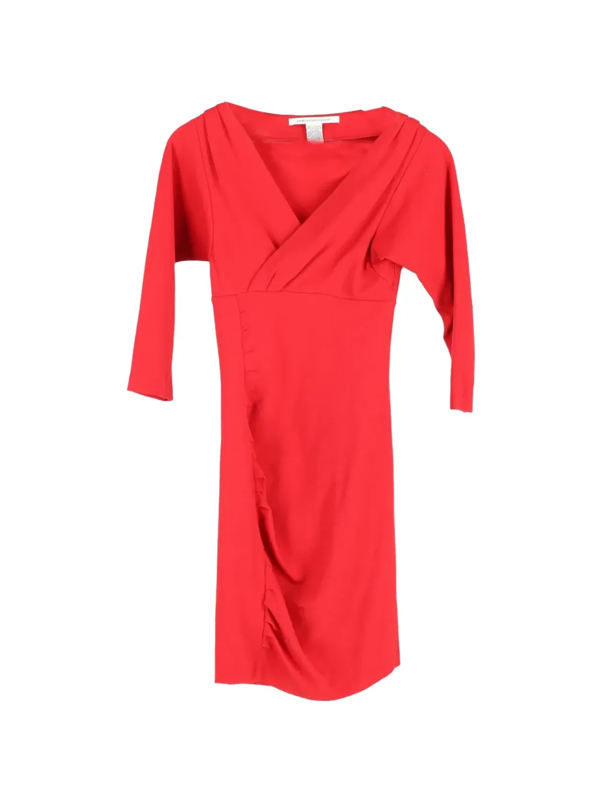 Diane Von Furstenberg Vintage シースドレス Vネック ミニドレス - レッド - 画像1