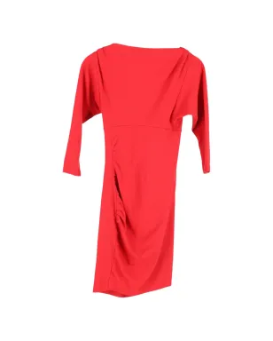 Diane Von Furstenberg Vintage シースドレス Vネック ミニドレス - レッド - サムネイル2