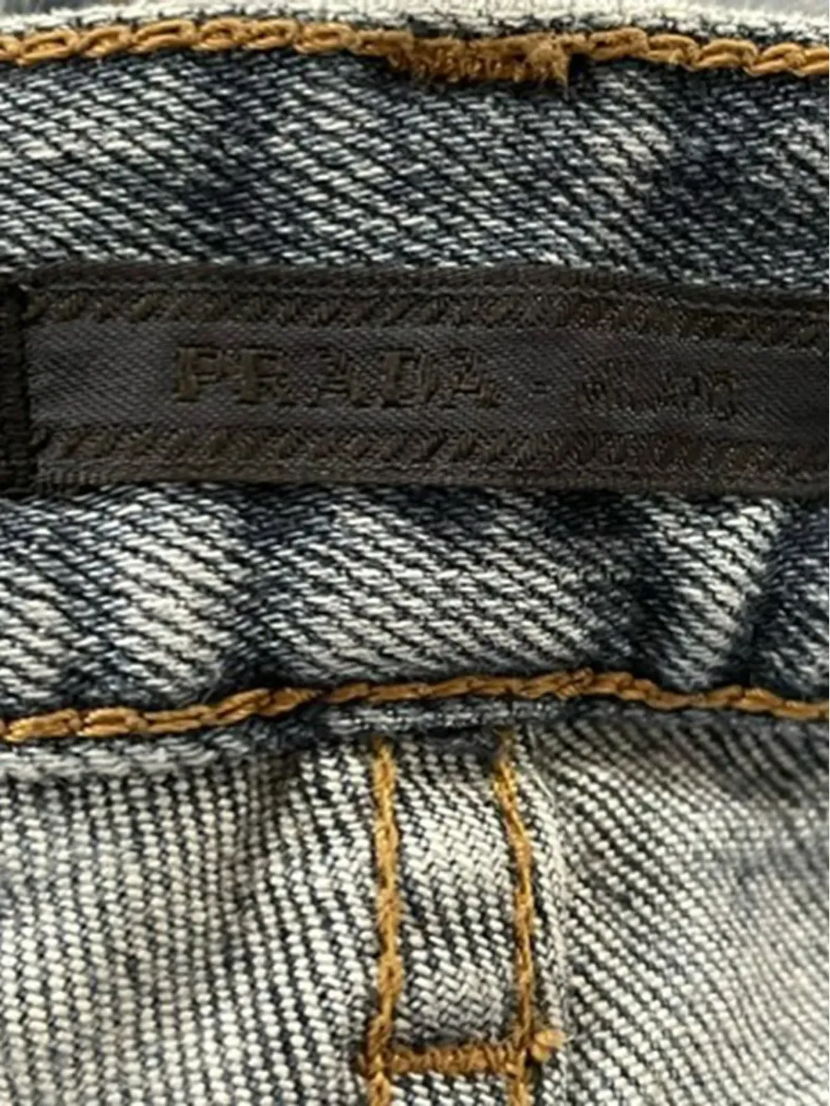 Prada Pre-Owned ローライズ コットンデニムジーンズ - ブルー - 画像3