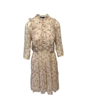 Polo Ralph Lauren Vintage 花柄プリント ミニドレス - サムネイル1