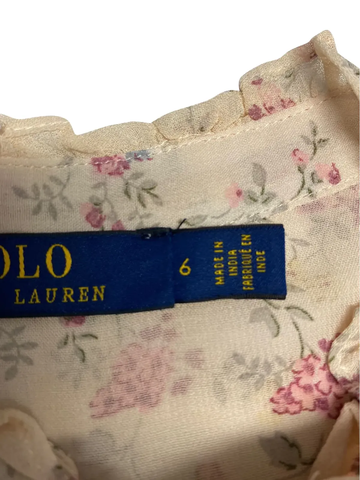 Polo Ralph Lauren Vintage 花柄プリント ミニドレス - 画像3