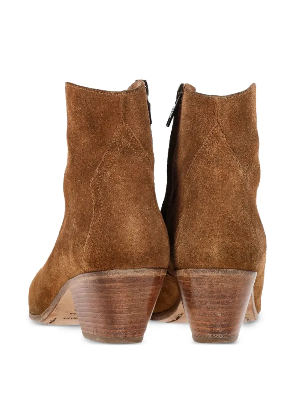 Isabel Marant Vintage Dacken スエード アンクルブーツ - 画像4
