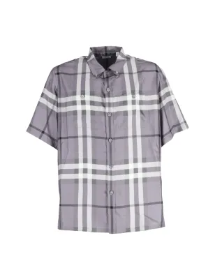 Burberry Pre-Owned ベスナルチェックシャツ（グレー） - サムネイル1