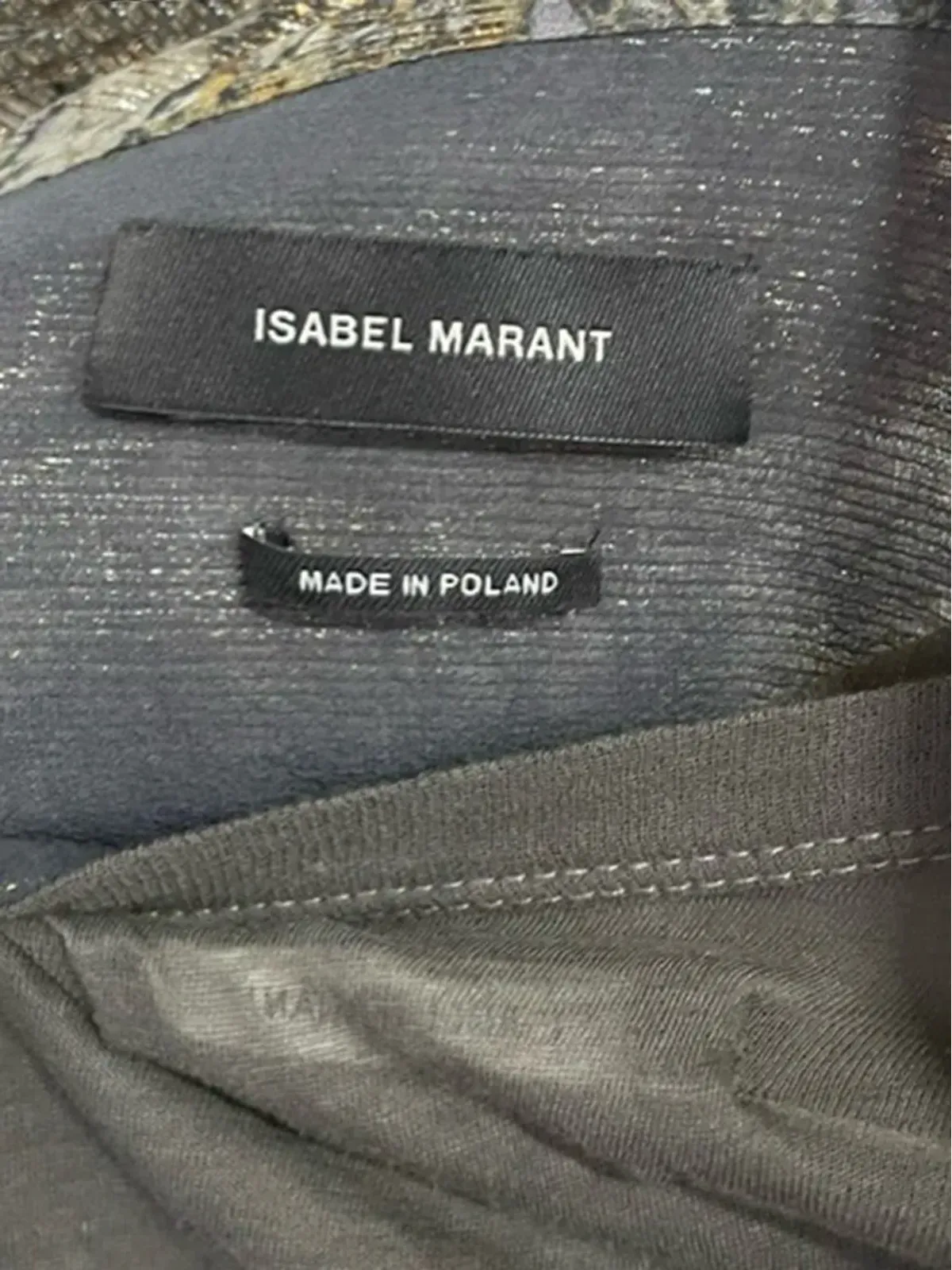 Isabel Marant Vintage シルクプリーツミニドレス ブラウン - 画像3