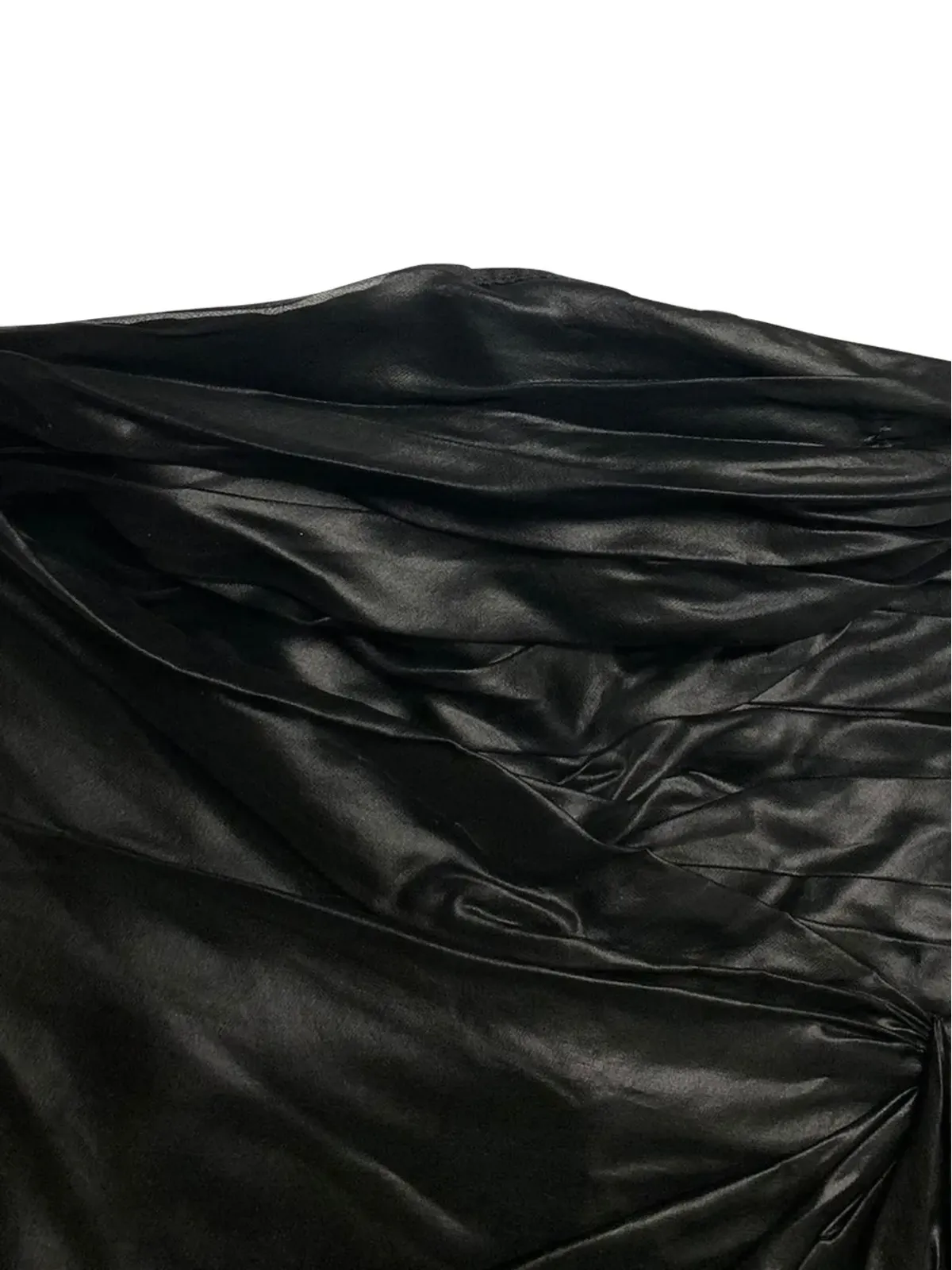 Valentino Pre-Owned ストラップレス・ルーシュ・ミニドレス - 画像4